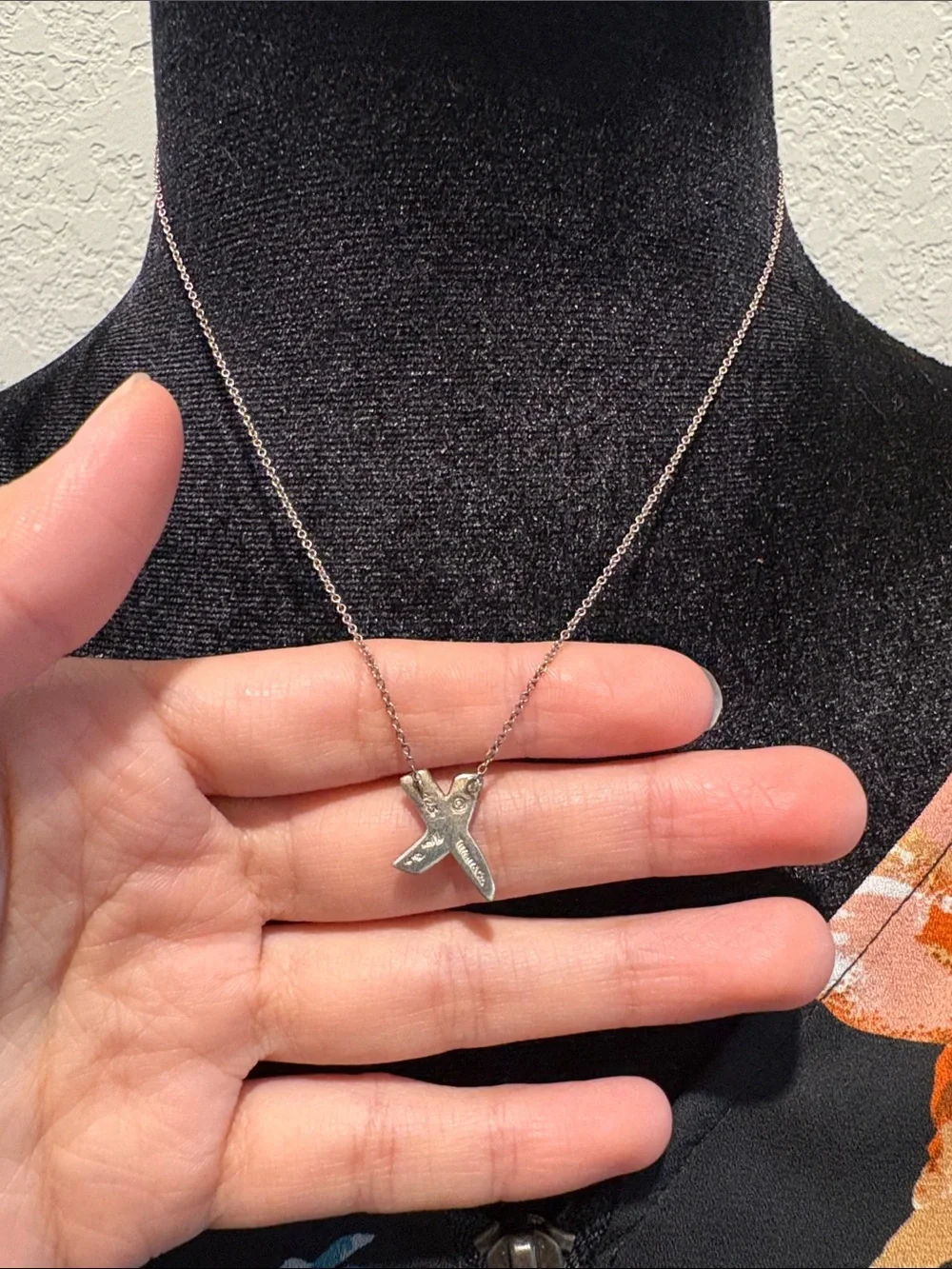 Tiffany & Co. 925 Necklace Paloma Picasso X Kiss  Pendant Necklace - Picture 4 of 9